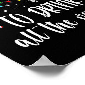 ウォッカのクリスマスドリンクを全部飲む可能性が最も高い ポスター (角)