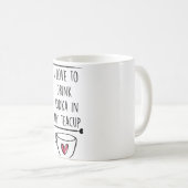 ウォッカのコップ コーヒーマグカップ (正面右)