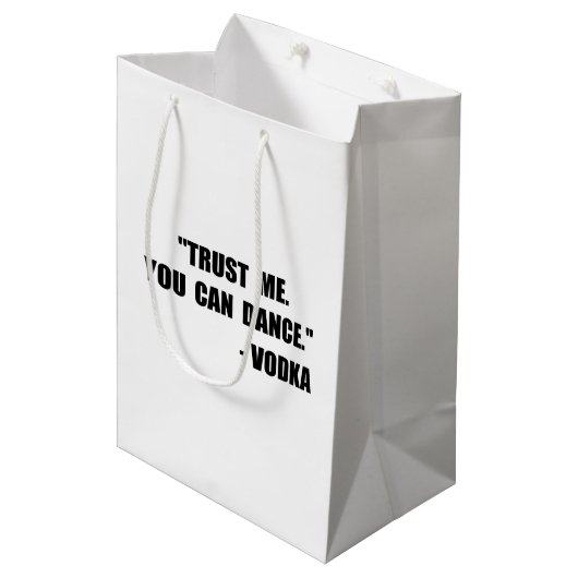 ウォッカのダンス ミディアムペーパーバッグ (正面アングル)