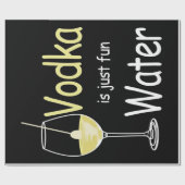 ウォッカはただのおもしろい水 ラッピングペーパー (フラット)