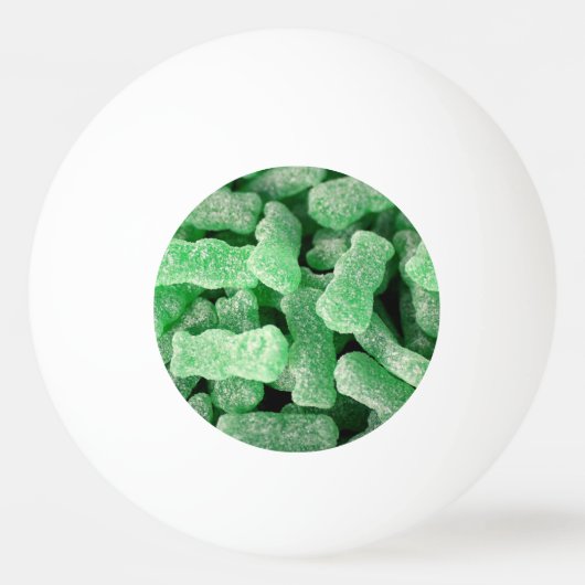 ウォッカはゼリーくまキャンデーを注ぎこみました 卓球ボール (正面)