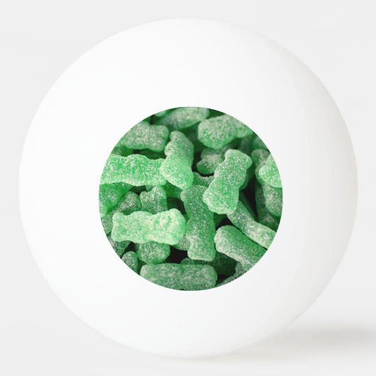 ウォッカはゼリーくまキャンデーを注ぎこみました 卓球ボール (裏面)