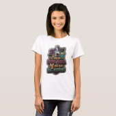 ウォッカを飲んで馬鹿なことをしよう v7 tシャツ (正面フル)