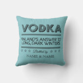 ウォッカカスタム装飾用クッション クッション (裏面)