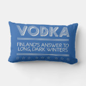 ウォッカカスタム装飾用クッション ランバークッション (裏面)