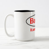 ウォッカ! そして何も。 (Водка! иничегоещёの)マグ ツートーンマグカップ (左)