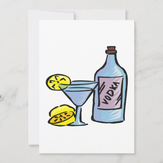ウォッカ 招待状 (正面)