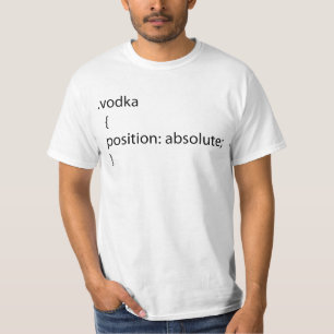 ウォッカcssのクラス tシャツ