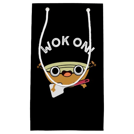 ウォックオンおもしろい中国の料理プンダークBG スモールペーパーバッグ (正面)