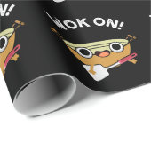 ウォックオンおもしろい中国の料理プンダークBG ラッピングペーパー (ロールコーナー)