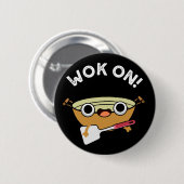 ウォックオンおもしろい中国の料理プンダークBG 缶バッジ (正面&裏面)