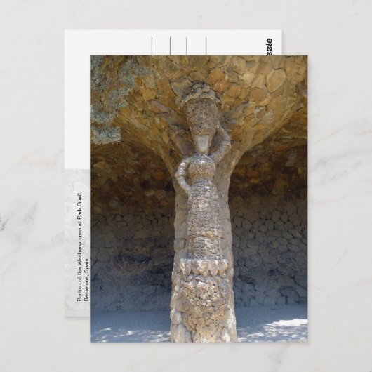 ウォッシャーウーマンのポルティコ，バルセロナ，スペイン –  ポストカード (正面/裏面)