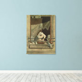 ウォッシャーウーマン、J. Laurent Julien (c1) キャンバスプリント (インサイチュ (ウッドフロア))