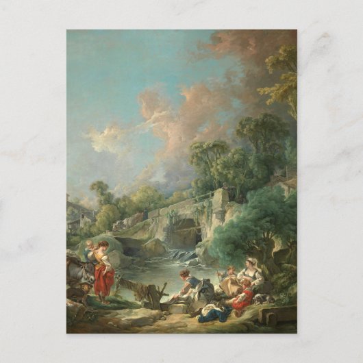 ウォッシャーレディースフランソワブーシェ ポストカード (正面)