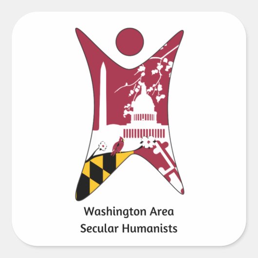 ウォッシュカーのシール スクエアシール (正面)