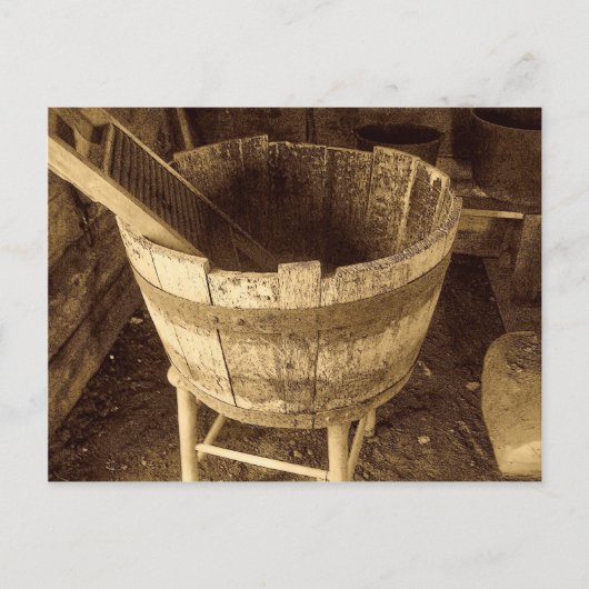 ウォッシュタブ ポストカード (正面)