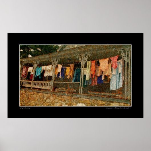 ウォッシュデイマインドスケープNHポスター ポスター (正面)