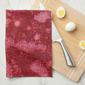 ウォッシュデニムデザイン#10 @ Emporio Moffa キッチンタオル (四つ折り)