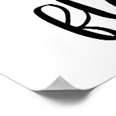 ウォッシュブラシフロスのフラッシュポスター ポスター (角)