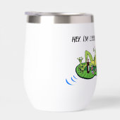 ウォッターボトルバレンタインデーおもしろいラブキスカエル (右面)