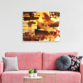 ウォッチストーンとシンボル キャンバスプリント (インサイチュ (リビング))