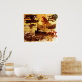 ウォッチストーンとシンボル ポスター (キッチン)