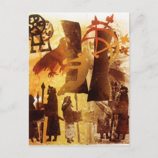 ウォッチストーンとシンボル ポストカード (正面)