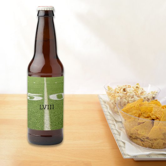 ウォッチパーティー50ヤードライングラスフィールドサッカー ビールラベル