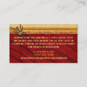 ウォッチャーのエジプトの3D光広告市場 名刺 (裏面)