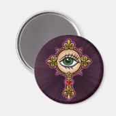 ウォッチングアイクロスデザイン マグネット (正面/裏面)