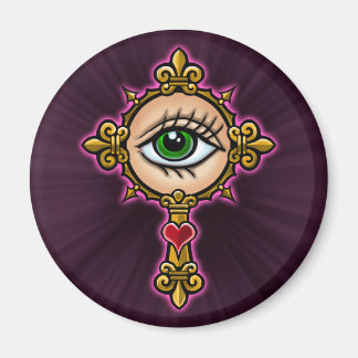 ウォッチングアイクロスデザイン マグネット