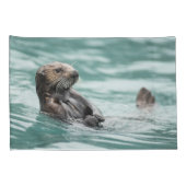 ウォッチングシーオッター 枕カバー (裏面-右)