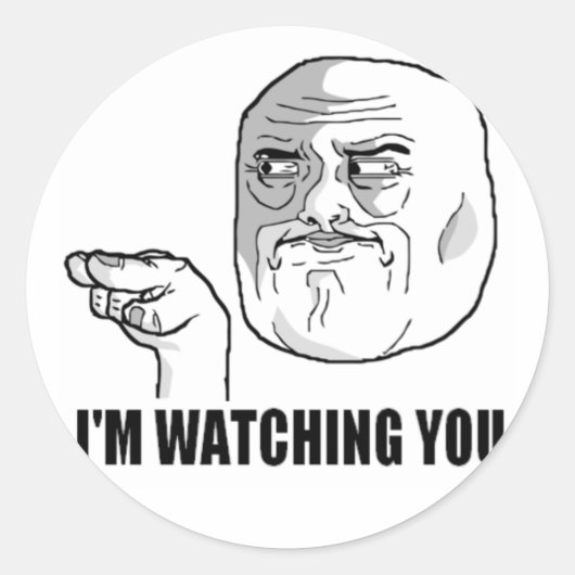 ウォッチングステッカー ラウンドシール (正面)