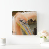 ウォッチングユーペリカンウォールクロック スクエア壁時計 (ホーム)