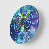 ウォッチ内のアーティオ ラウンド壁時計 (傾斜)