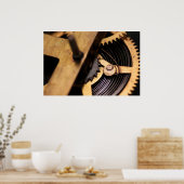 ウォッチ整備士抽象芸術 ポスター (キッチン)