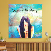 ウォッチ&祈 キャンバスプリント (インサイチュ (リビング))