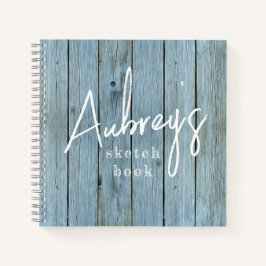 ウォッモダン素朴ド木材スクリプトタイポグラフィスケッチ ノートブック