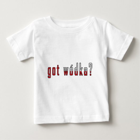 ウォッ得カ？旗 ベビーTシャツ (正面)