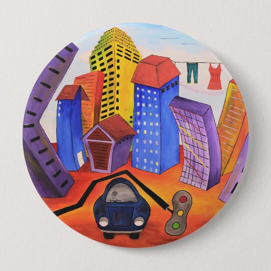 ウォッ忘れク・バッジを使用しない 缶バッジ (正面)