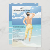 ウォディングインザシー招待状 招待状 (正面/裏面)