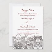 ウォデン&フライジ結婚式招待状 招待状 (正面)