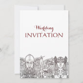 ウォデン&フライジ結婚式招待状 招待状 (裏面)