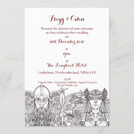 ウォデン&フライジ結婚式招待状 招待状