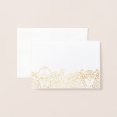 ウォデン&フリエホイル座席表 箔カード (封筒付き正面)