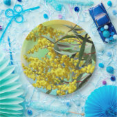 ウォトル&ガム葉オーストラリア州9" ペーパープレート (パーティー)