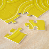 ウォトルAUSTRALIANドリームタイムリバーパターン ジグソーパズル (側面)