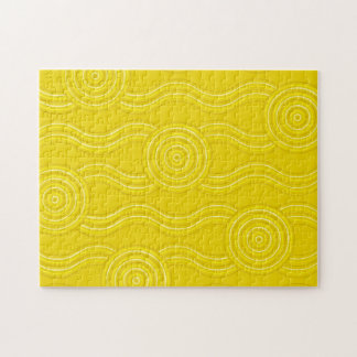 ウォトルAUSTRALIANドリームタイムリバーパターン ジグソーパズル