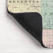 ウォパカ郡の地図、ウィスコンシン州 マウスパッド (コーナー)