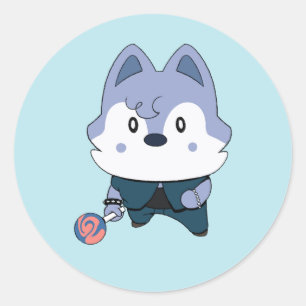 ウォフィー食べ(Wolfie) ラウンドシール